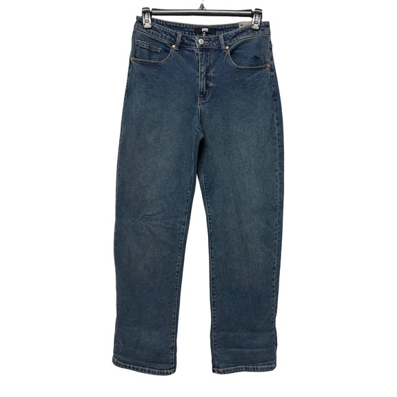 Madden Nyc Denim - Madden NYC Women Medium Wash Barrel Jeans Size 8 High Rise WMGBA17H1 New Fall